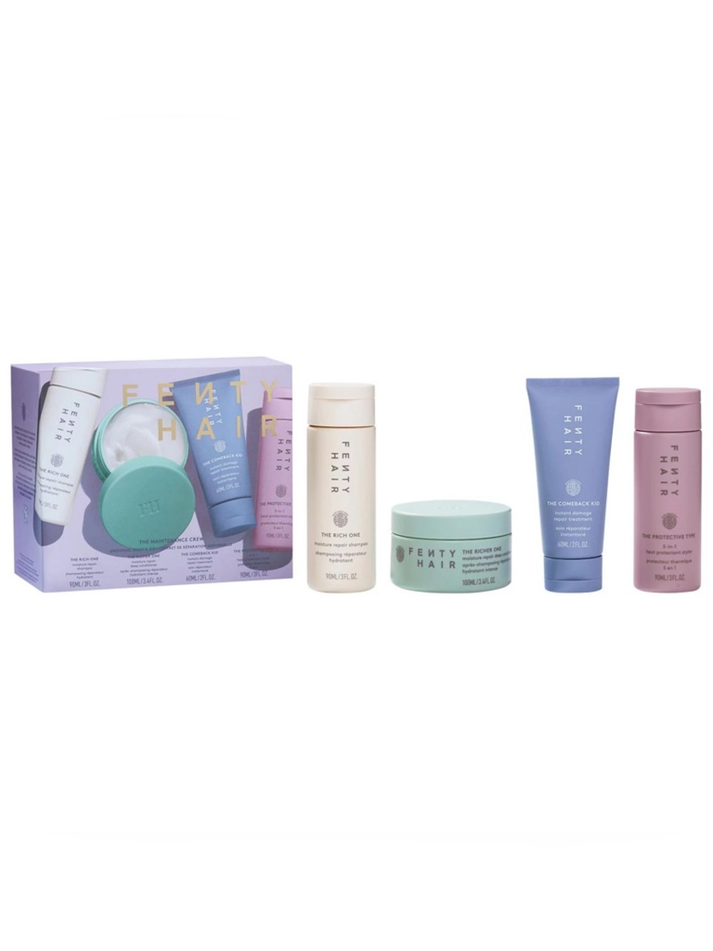 Fenty Hair The Maintenance Crew Universal Hair Start'R Kit - $66 Retail Value